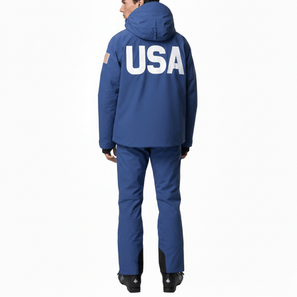US Ski Snowboard Team waterproof padded jacket 2025/26 Slate Blue - Kappa