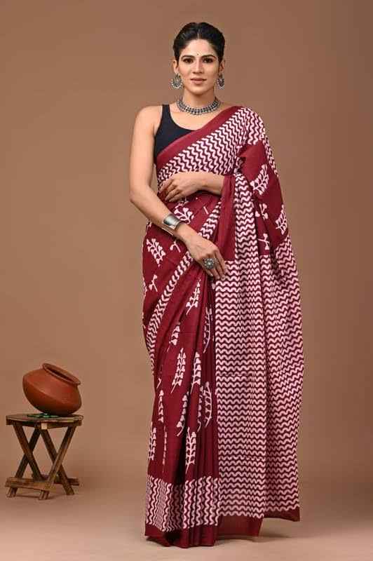 Sayam Echo Mulmul Cotton Saree