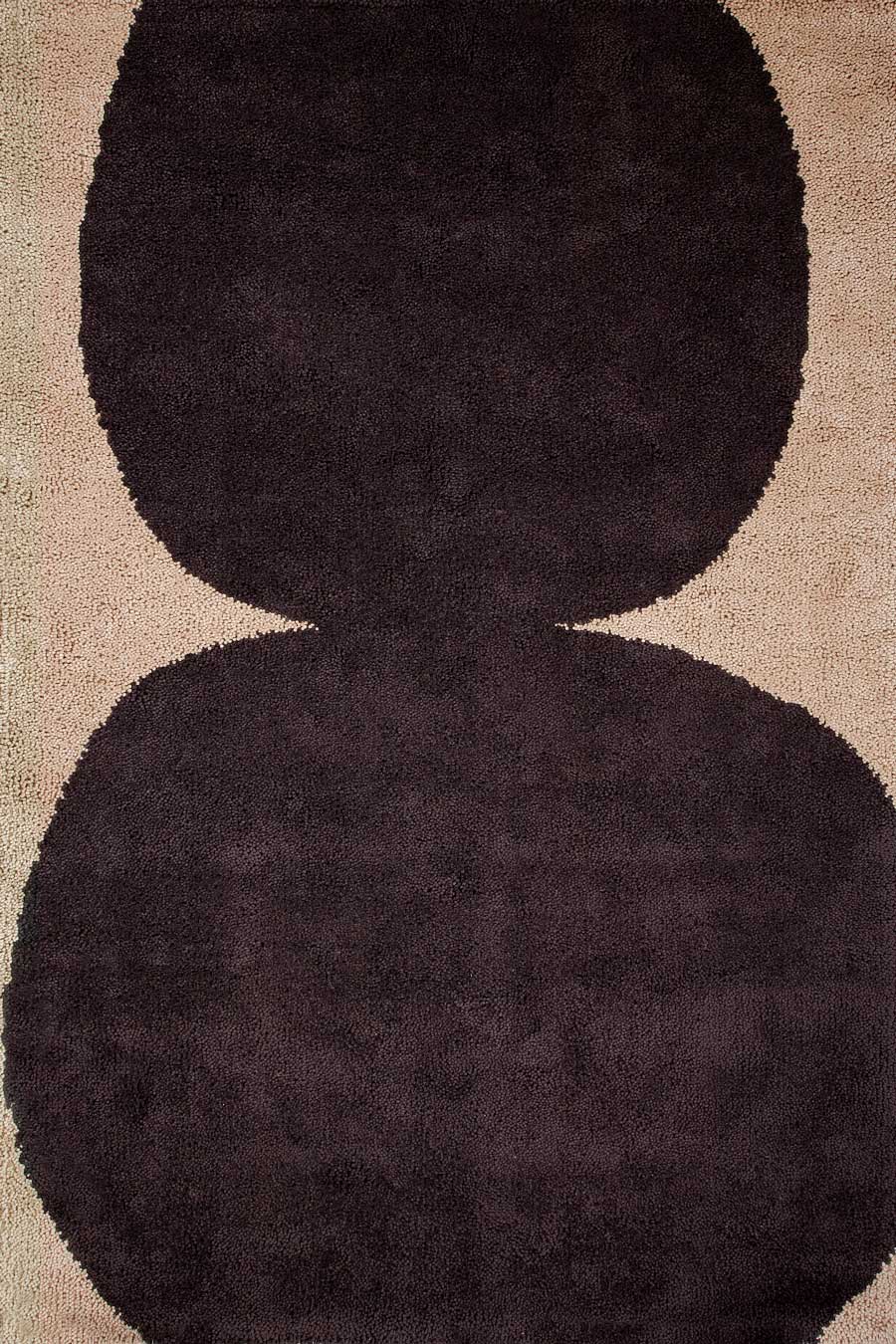 Hand Tufted Wool Rug | Beige & Plum | Wool | Zenchill by Rugfine
